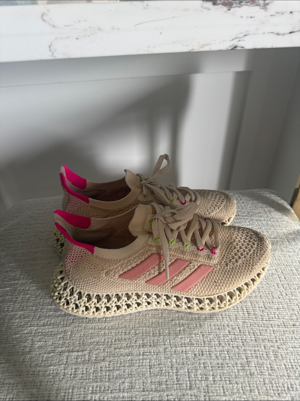 adidas 4DFWD Women's Sneakers - Halo Blush / Cream